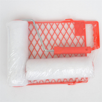 9 بوصة البلاستيك الأحمر البلاستيك غسل الشبكة بكرات البكرات